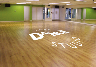 the dance studio